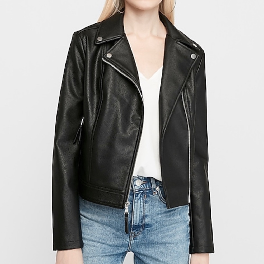 Express faux leather Asymmetrical jacket Sz XL